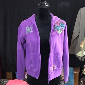 ed hardy purple hoodie